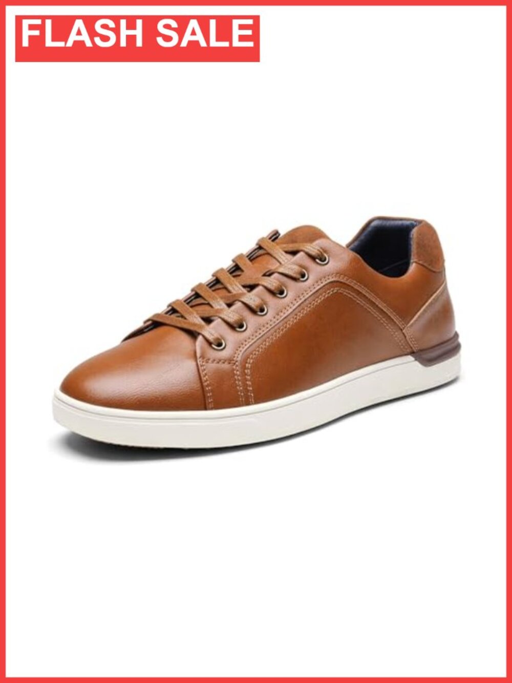 Mens Lace-Up Casual Dress Sneakers Cushioned Arch Support Comfortable